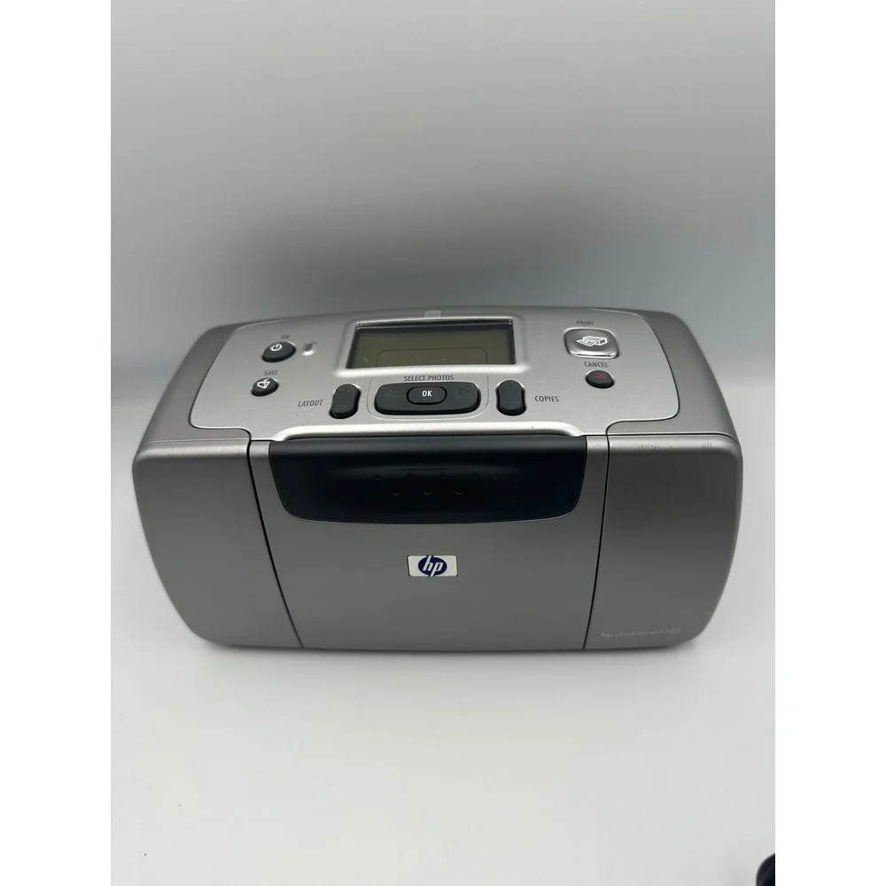 HP PHOTOSMART 145 Q3025A Digital Photo Printer Portable Bag w/Accessories WORKS